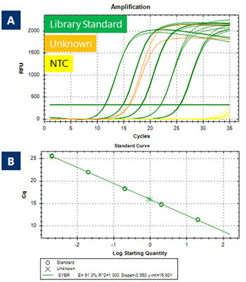 Figure 1. A representative qPCR baseline graph.