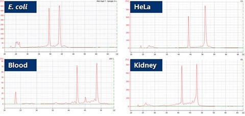  图 3.从各种输入中获得优质 RNA。