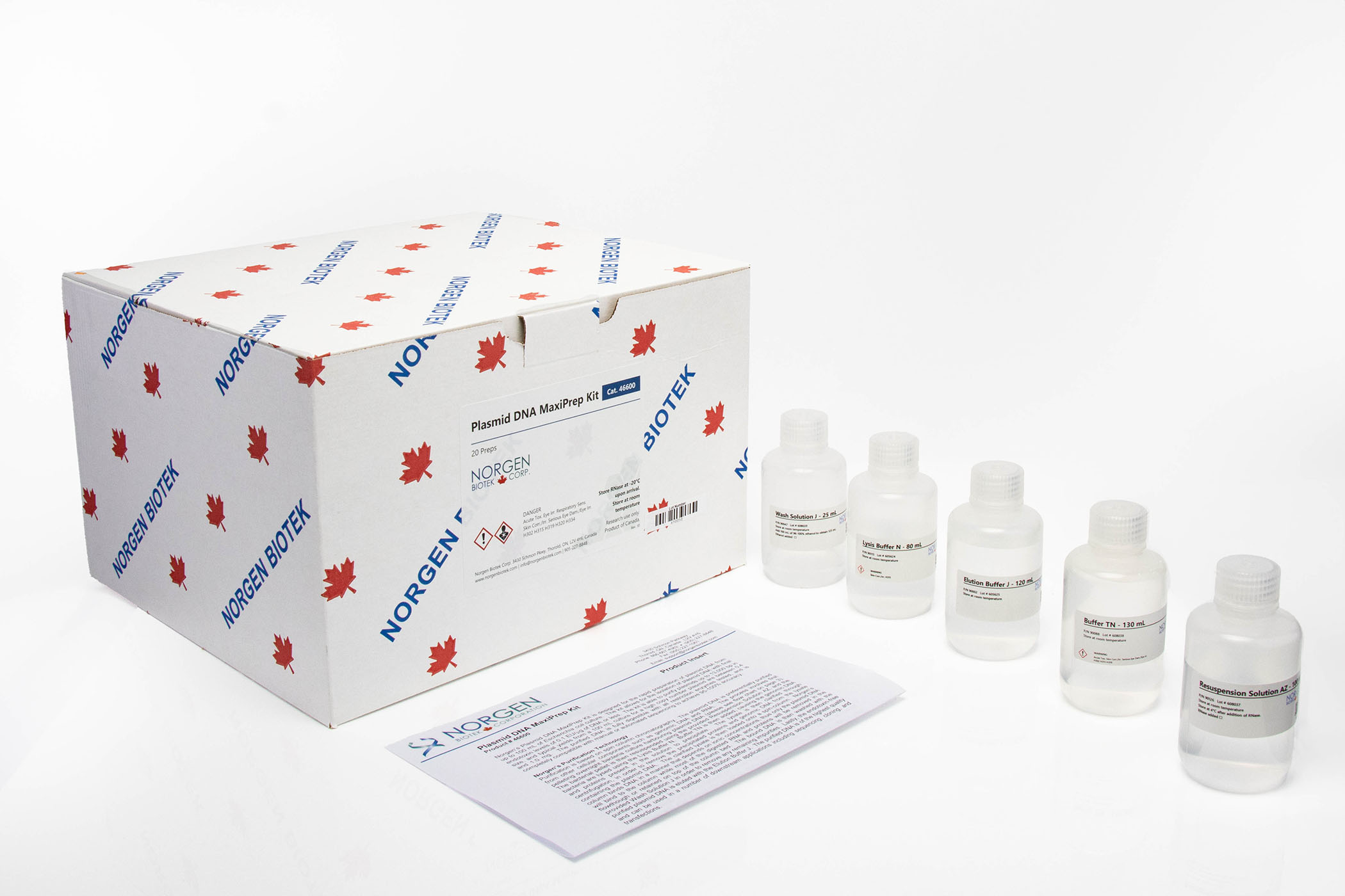 Plasmid DNA MaxiPrep Kit and Components