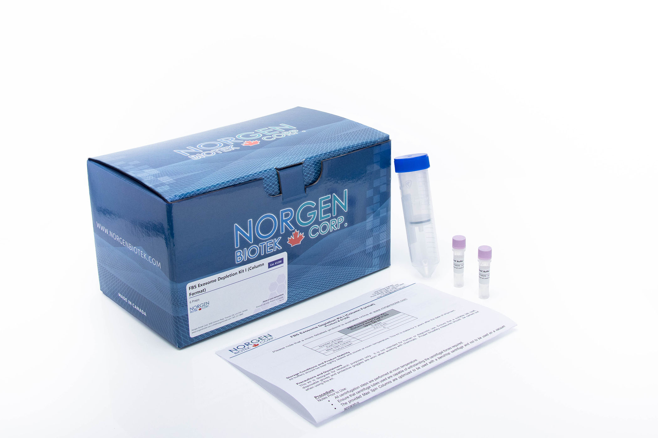 FBS Exosome Depletion Kit I (Column Format) and Components