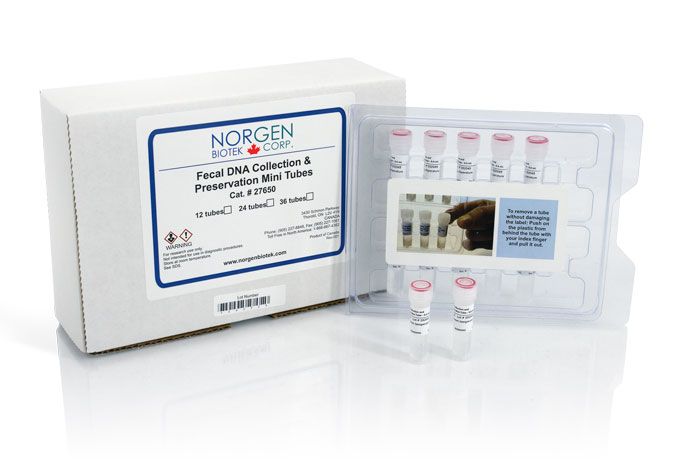 Fecal DNA Collection & Preservation Mini Tubes